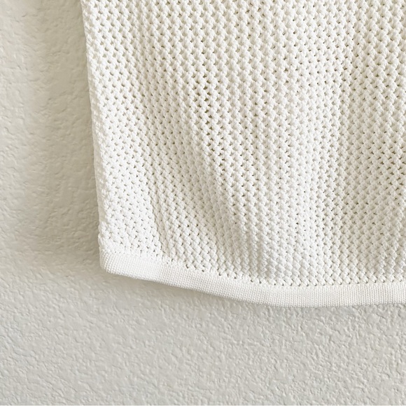 House of CB Yves Knit Top & Mariella Knit Mini Skirt Set in White XS - Picture 4 of 11